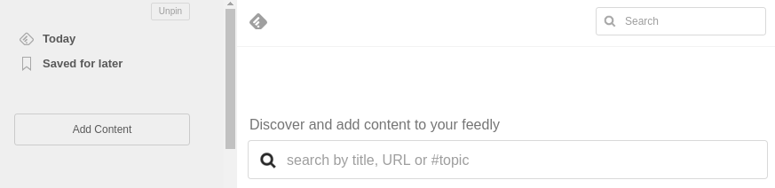 Feedly Add Content